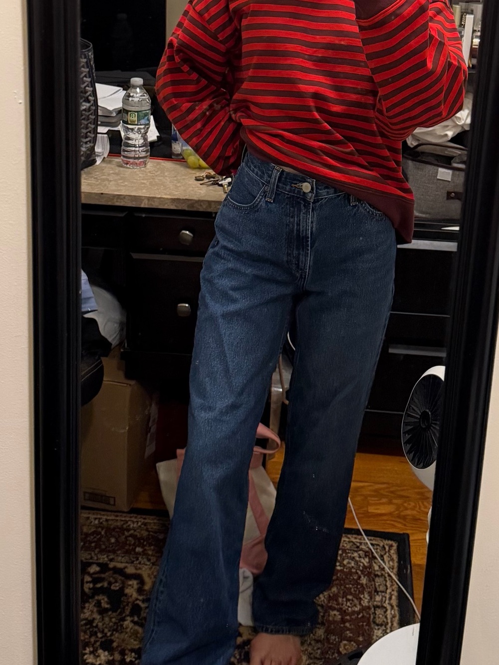 Aritzia low rise Marlo jeans